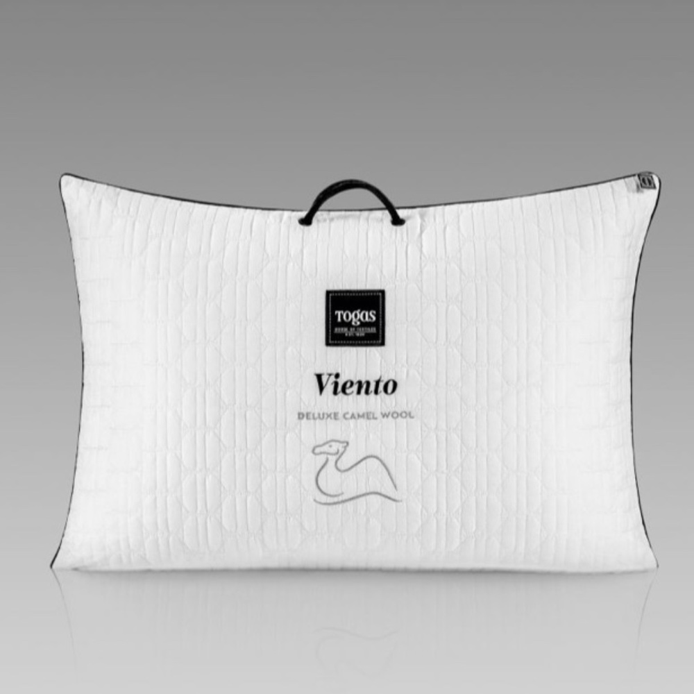 Togas Viento Camel Wool Pillow (Standard)